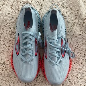 Brooks Exhilarate BL Light Blue and Navy Shoes